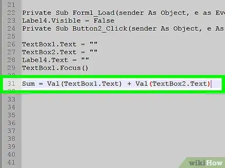 Image titled Add Two Numbers in Visual Basic.NET Step 11