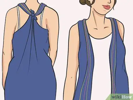 Image titled Turn a Scarf Into a Vest Step 4.jpeg