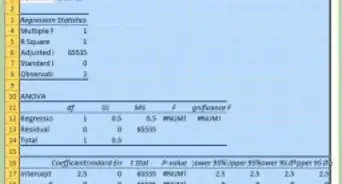 Run Regression Analysis in Microsoft Excel