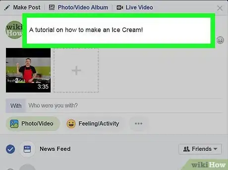 Image titled Post a YouTube Video on Facebook Step 32