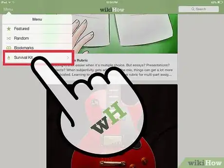 Image titled Use the wikiHow iPhone and iPad Application Step 10