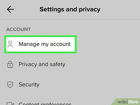 Image titled Change Your Password on TikTok Step 4