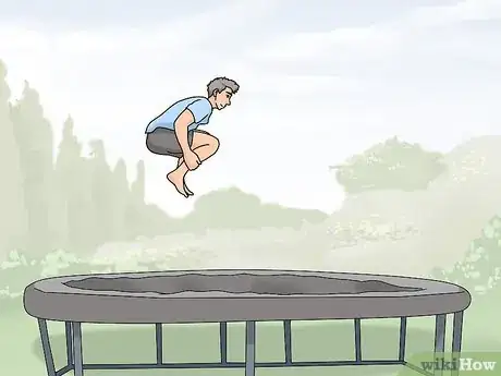 Image titled Land a Front Flip on the Trampoline Step 3