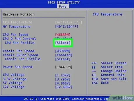 Image titled Change Fan Settings if Bios' Power Options Are Hidden Step 3