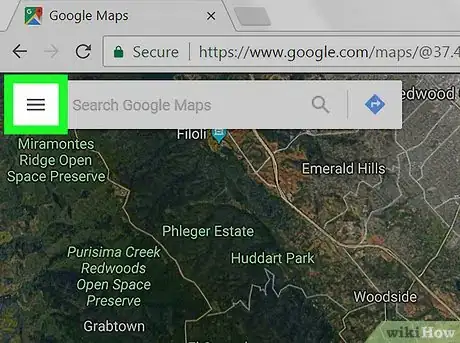 Image titled Remove Saved Places on Google Maps on PC or Mac Step 2