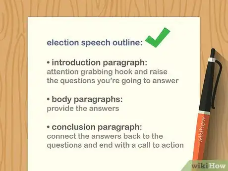 Image titled Write a Speech to Get You Elected Step 1