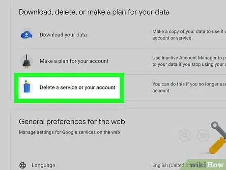 Image titled Delete a Google or Gmail Account Step 3