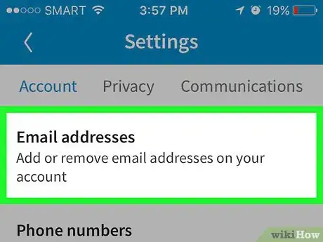 Image titled Change Your Email Address on Linkedin Step 4