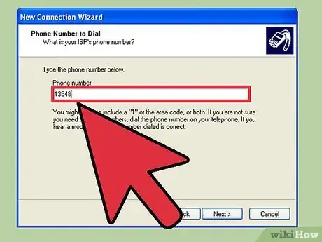 Image titled Set up a Dial up Internet Connection Step 11
