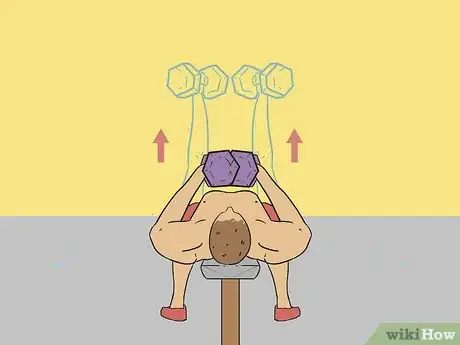 Image titled Dumbbell Press Step 12