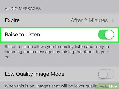 Image titled Listen to iPhone Audio Messages by Raising the Phone to Your Ear Step 3