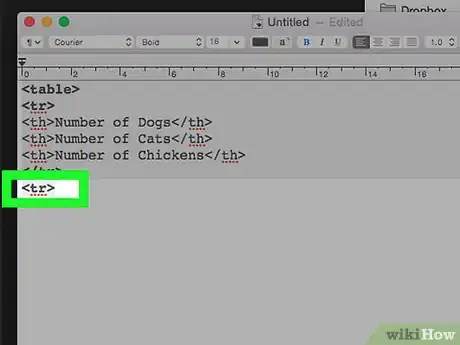 Image titled Create a Table in HTML Step 7