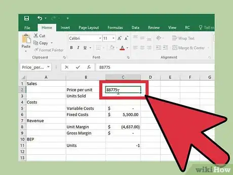 Image titled Do a Break Even Chart in Excel Step 25