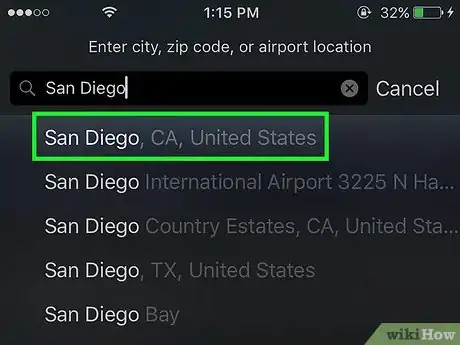 Image titled Set a Default City for the iPhone Weather App Step 5