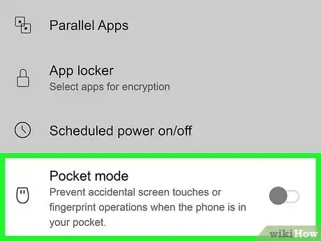 Image titled Turn Off Pocket Mode Step 3