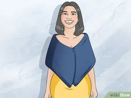 Image titled Wear a Shawl with a Dress Step 1