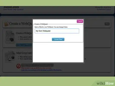 Image titled Make a Webquest Step 1