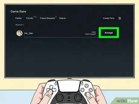 Image titled Add Friends on Ps5 Step 16