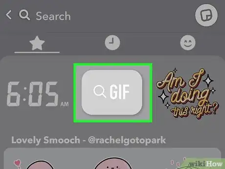 Image titled Do GIFs on Snapchat Step 6