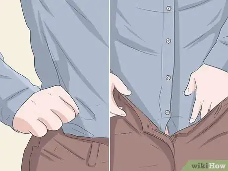 Image titled Keep a Shirt Tucked in Step 2