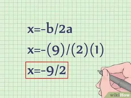 Image titled Find the Vertex of a Quadratic Equation Step 2