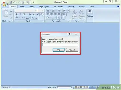 Image titled Remove Passwords from Microsoft Word 2007 Step 2