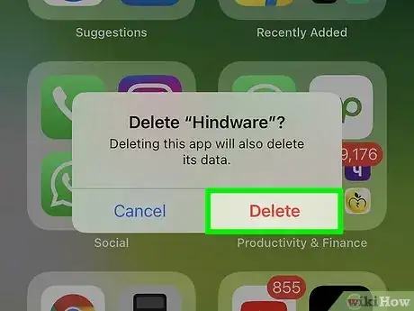 Image titled Delete an App on iPhone 11 Step 9