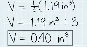 Calculate the Volume of a Cone