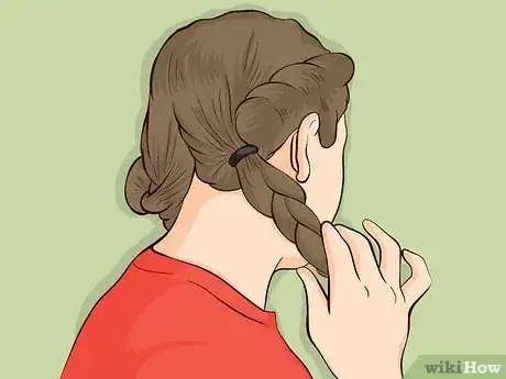 Image titled Do Curly Half‐Braided Pigtails Step 16