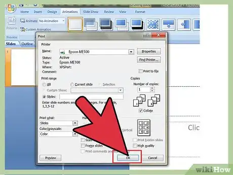 Image titled Print a PowerPoint Presentation Step 10