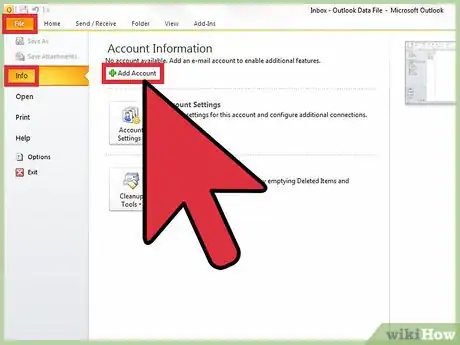 Image titled Configure Outlook 2010 Step 2