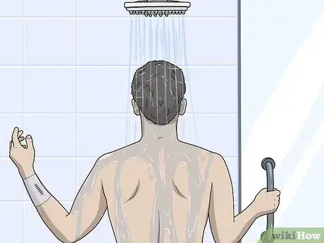 Image titled Take a Shower After Surgery Step 13