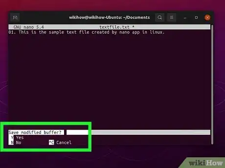 Image titled Create a File in a Directory in Linux Step 17