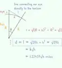 Calculate the Distance to the Horizon