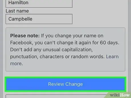 Image titled Change Your Name on Facebook Step 8
