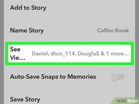 Image titled Create a Private Story on Snapchat Step 15