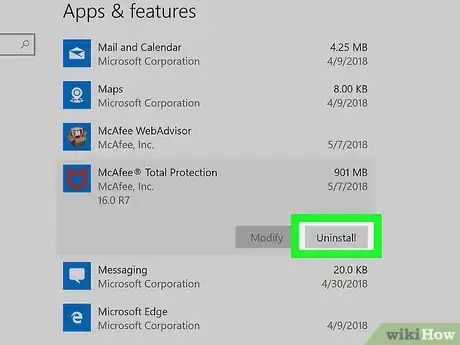 Image titled Uninstall McAfee Security Center Step 6