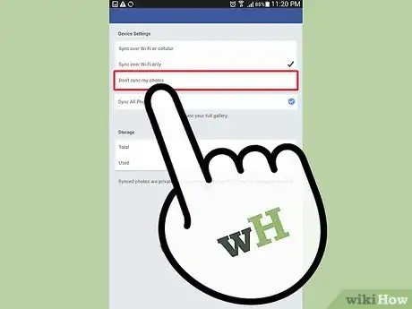 Image titled Sync Photos from Your Mobile to Facebook Step 10