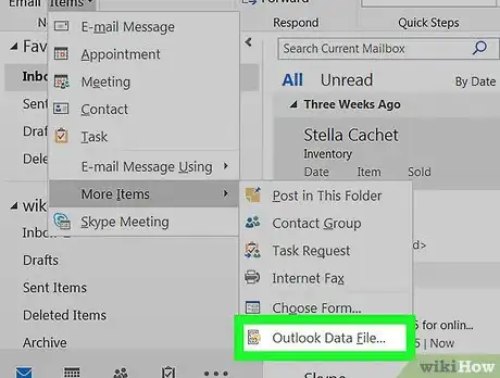 Image titled Create a PST File in Outlook Step 5