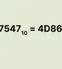 Convert from Decimal to Hexadecimal