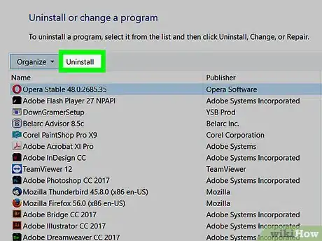 Image titled Uninstall Opera Step 3