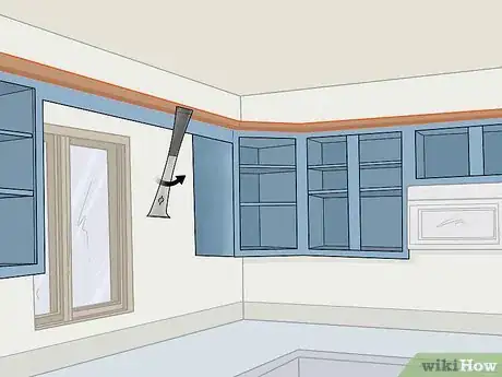 Image titled Extend Cabinets to the Ceiling Step 1