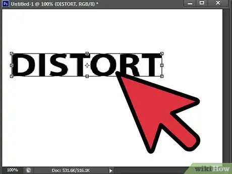 Image titled Distort Text in Photoshop Step 3