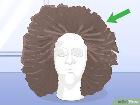 Image titled Make Straight Hair Into Afro Hair Step 1