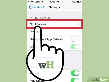 Image titled Disable Facebook Places Notifications on Your iPhone Step 4