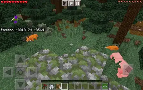 Image titled Two Red Foxes in the Woods (Minecraft).png