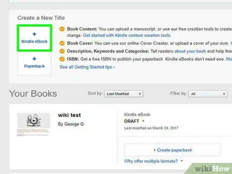 Image titled Create a Kindle Book Step 20