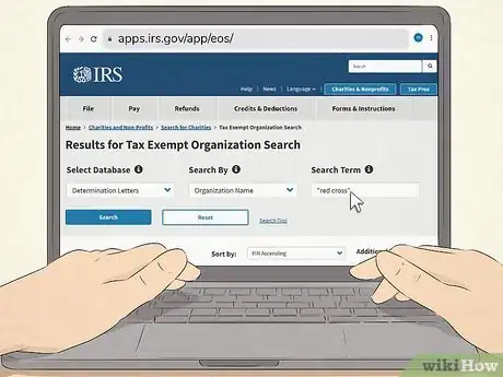 Image titled Verify the 501(c)(3) Status of a Nonprofit Step 3