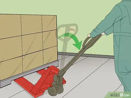 Image titled Operate a Manual Pallet Jack Step 4