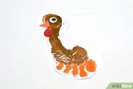 Image titled Make Footprint and Handprint Turkeys Step 16